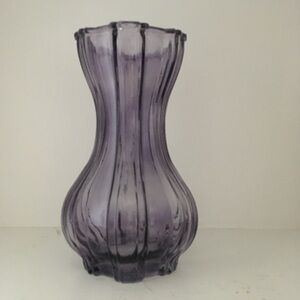 Elegant Purple Glass Vase